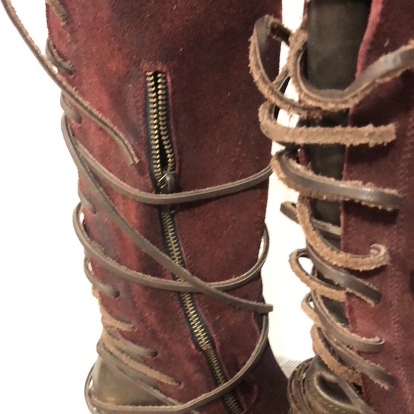 Freebird Coal burgundy boots - Picture 8 of 14